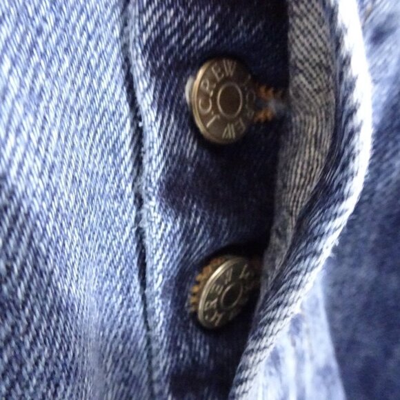 J CREW Button Fly Straight Jeans Size 12/30 100% Cotton Made in USA Casual - Picture 6 of 6